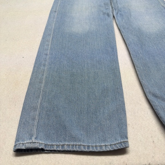 Levi's Premium High Loose Wide Leg Denim Jeans Big E Light Blue Women's 25 - Picture 9 of 15